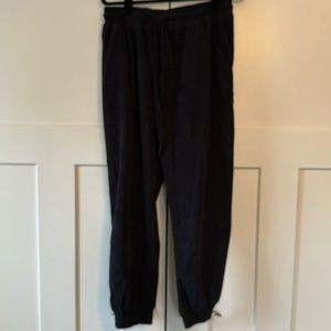 Navy blue corduroy joggers